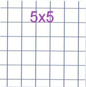 PAPIER BRISTOL A4 QUADRILLÉ BLANC 200G SAIG 50F